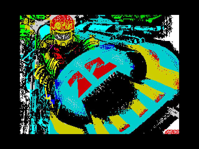 Ice Breaker title screen for ZX Spectrum